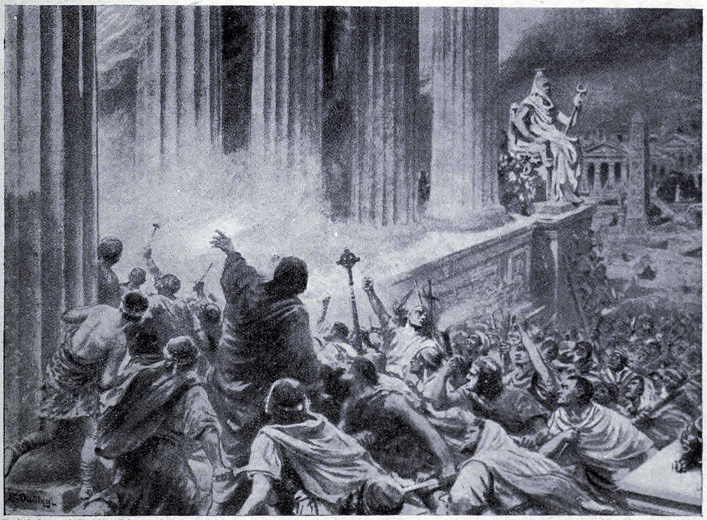 Library of Alexandria - Burning of the Library of Alexandria